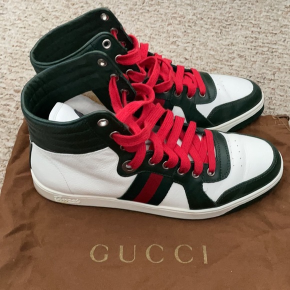 Authentic Gucci high top sneakers - Picture 5 of 8